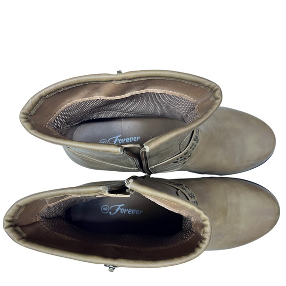 Forever Brown Lesly Buckle Boots | Size: 8 - Picture 12 of 12